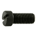 Midwest Fastener #6-48 x 5/16 in Slotted Fillister Machine Screw, Black Oxide Steel, 12 PK 32913